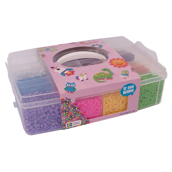 Ironing beads in storage box, 12´000 beads