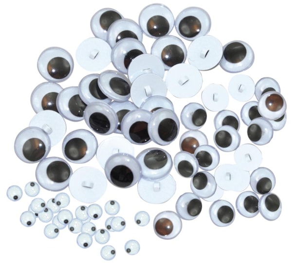Eyes with loops 150 pcs