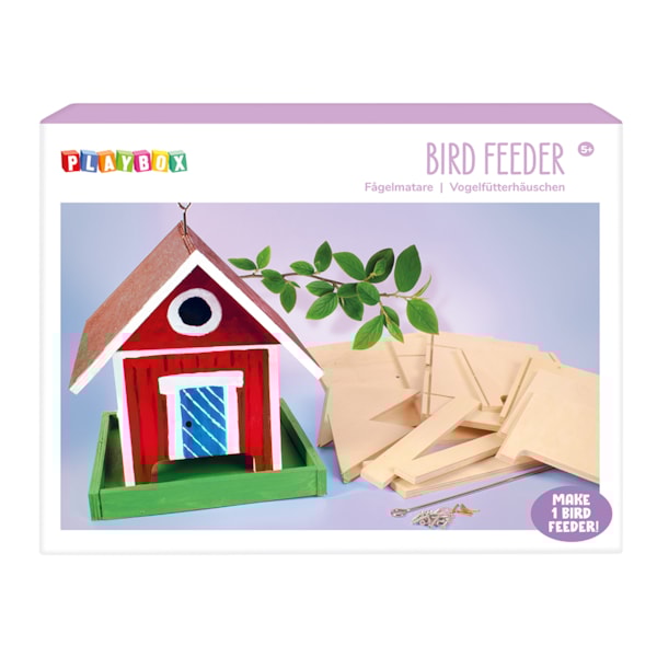 Pysselset fågelmatare