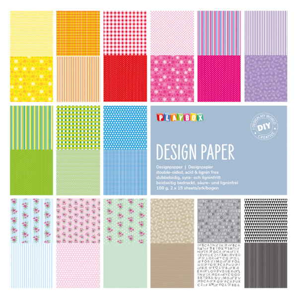 Designblock 305x305 mm 30 ark