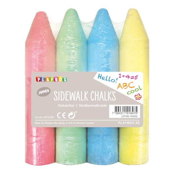 Gatukritor jumbo 4 st