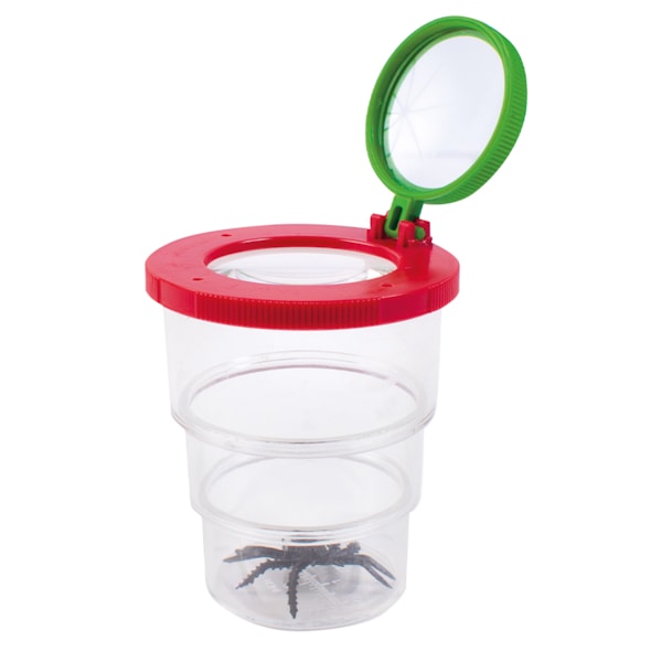 Becherlupe ausziehbar, vergrößert 2x oder 3,5x, 6 Stk.