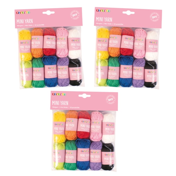 Mini-Wolle 3er Packung