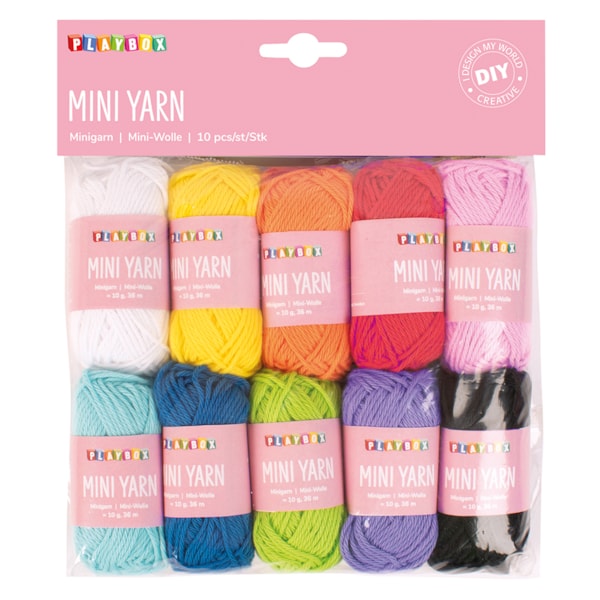 Minigarn bomull 10 st