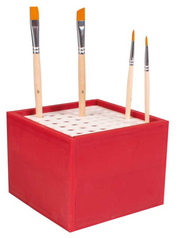Penselställ med 64 hål