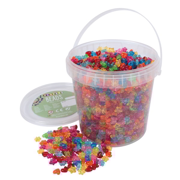 Pärlmix glitter 2800 st