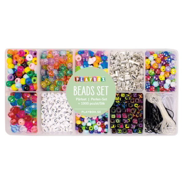Pärlor i förvaringsbox