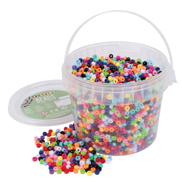 Ponypärlor färgmix