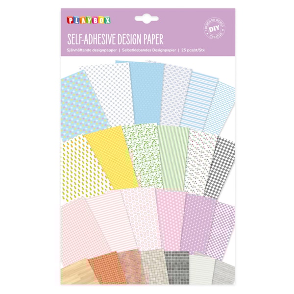 Designpapper självhäftande