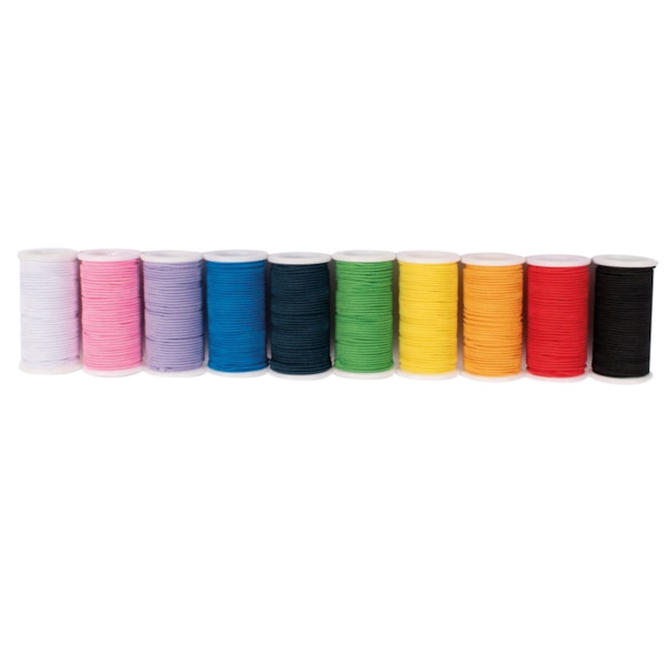 Elastiska snoddar 1 mm 10 x 5 m