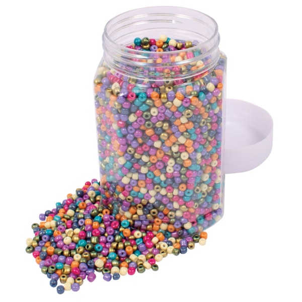 Glass beads pastel Ø5 mm ˜ 500 g.