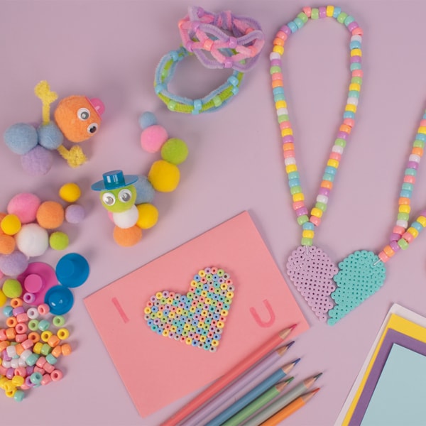 Pysselväska pastell