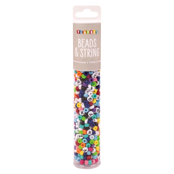 mini pony beads och bokstavspärlor