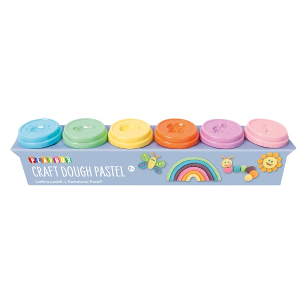 Leklera pastell 6 st