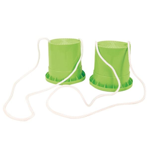 Bucket stilts 1 pair green