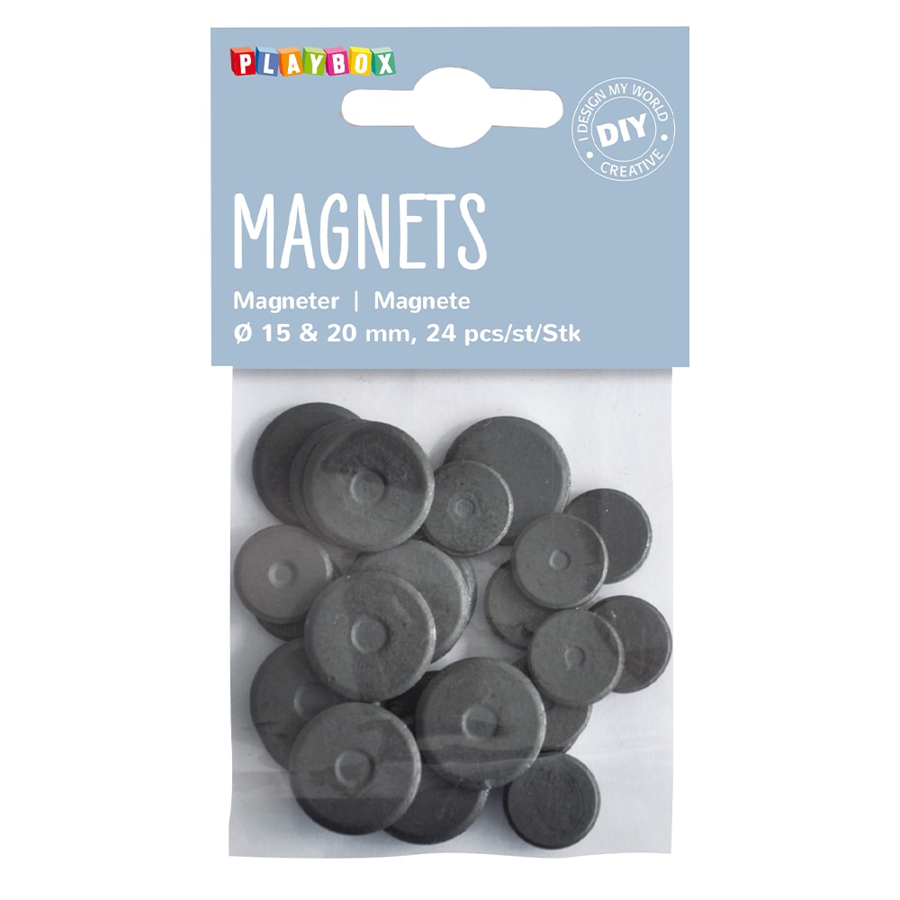 Magneter 24st | Ø15 och Ø20mm